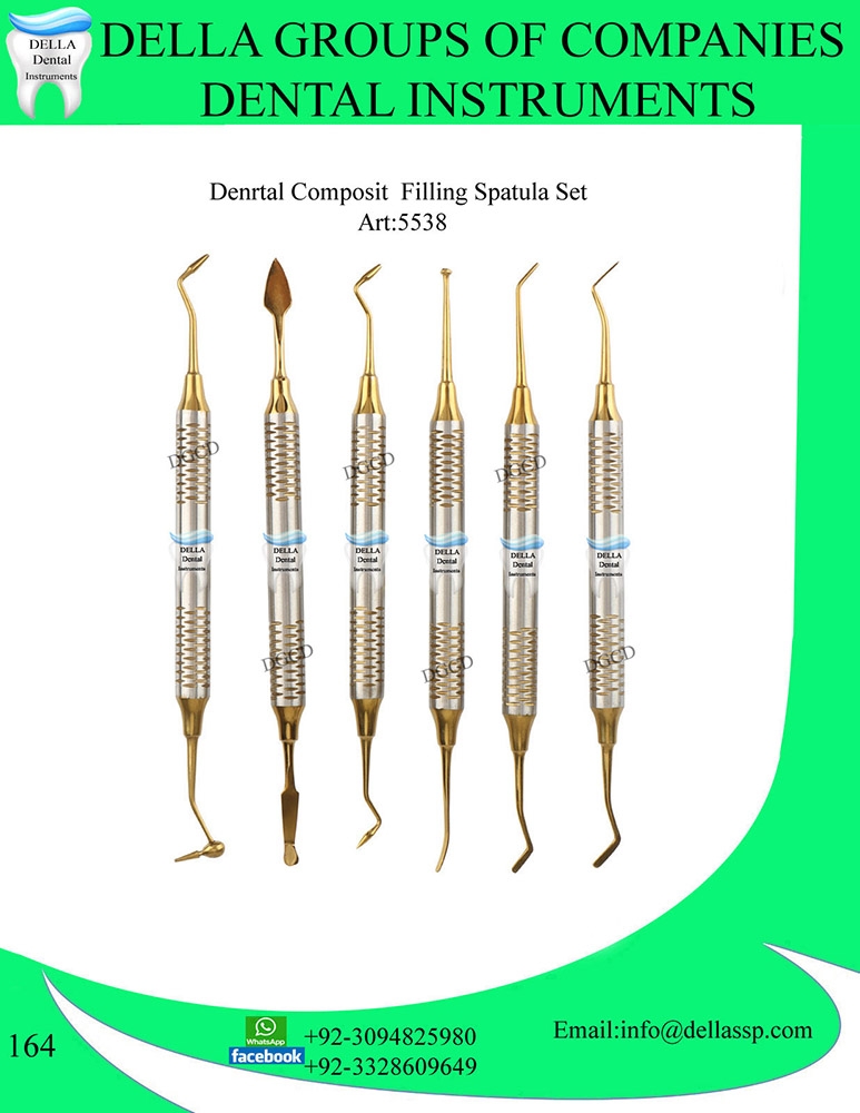 Dental Composit Filling Spatula Set